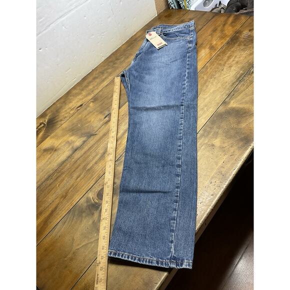 Levis 505 Jeans Men's Size 36x32 Straight Leg Regular Fit Stretch Blue Denim NWT - Picture 15 of 15